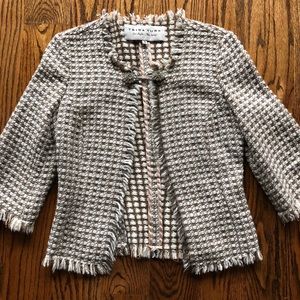 Trina Turk tweed style jacket size 6